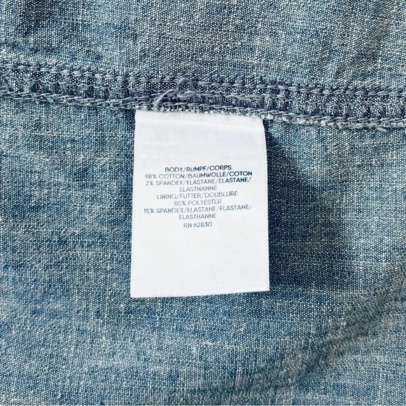 NWOT, Lands' End, Plus Size Skort With Elastic Waistband, 22W, Blue - Picture 4 of 9